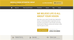 Desktop Screenshot of orovillevision.com