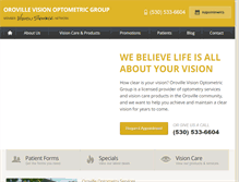 Tablet Screenshot of orovillevision.com